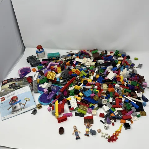 Lego 2.12LBS Random Pieces Plates Building Blocks Bulk Lot Needs Cleaning