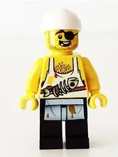 LEGO® Minifigure Pirates pi164 Pirate Cook