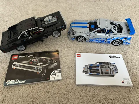 LEGO Technic #4211 and #42210 Fast and Furious Charger, Skyline Fast And Furious