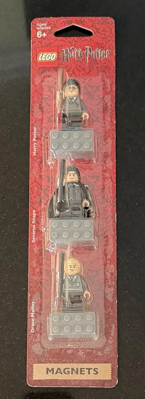 LEGO Harry Potter Magnets Minifigure Set Harry Potter Snape Malfoy 852983