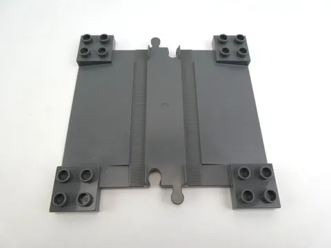 Lego Duplo Train Track with Ramps for Car Crossing 6391