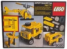 Lego Expert Builder Set 8020 Vintage 1984 Technic Yellow Utility Truck Complet