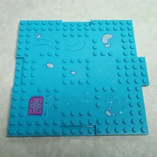 LEGO 15623pb005 Brick Medium Azure 16x16 Throw Rug Medium Azure x1 Genuine