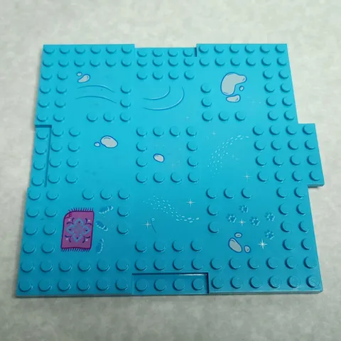 LEGO 15623pb005 Brick Medium Azure 16x16 Throw Rug Medium Azure x1 Genuine