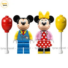 LEGO Disney Mickey & Minnie Mouse Minifigures w/ Balloons Set 43212 New