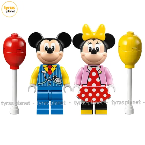 LEGO Disney Mickey & Minnie Mouse Minifigures w/ Balloons Set 43212 New