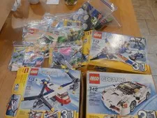 LEGO Bundle: 3 in 1 Creator sets: 31008 31020 31006 + 8 minis + Racers 9094 9095