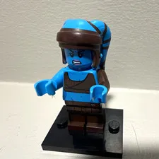 LEGO Minifigure/Fig Star Wars Aayla Secura, Dark Pink Lips, Excellent Condition!