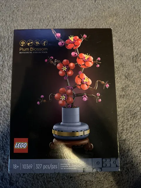 LEGO Botanicals: Plum Blossom (10369) - BRAND NEW - Never Opened - Botanical