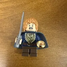 LEGO Hobbit Bilbo Minifigure w/ sword, cape, and ring