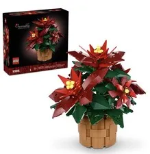 LEGO Icons Botanical Collection Poinsettia 10370 608 pcs NEW Sealed In Box