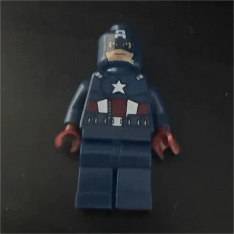 LEGO Captain America Minifigure Plastic, Age 4+ Marvel Character