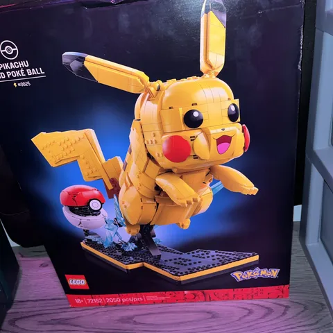 Lego Pokemon 72152 Pikachu And Poke Ball 2050pc Set New In Box SEALED