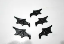 LEGO x 5 Black Minifigure Wing Webbed #15082 for Nightwing and NINJAGO + 2 -6133
