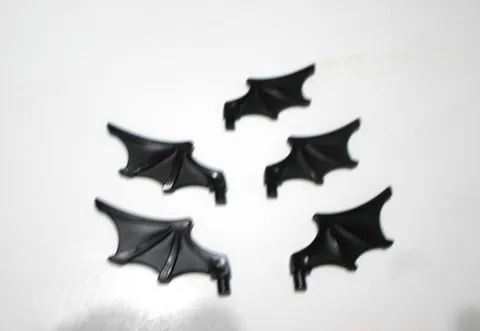 LEGO x 5 Black Minifigure Wing Webbed #15082 for Nightwing and NINJAGO + 2 -6133