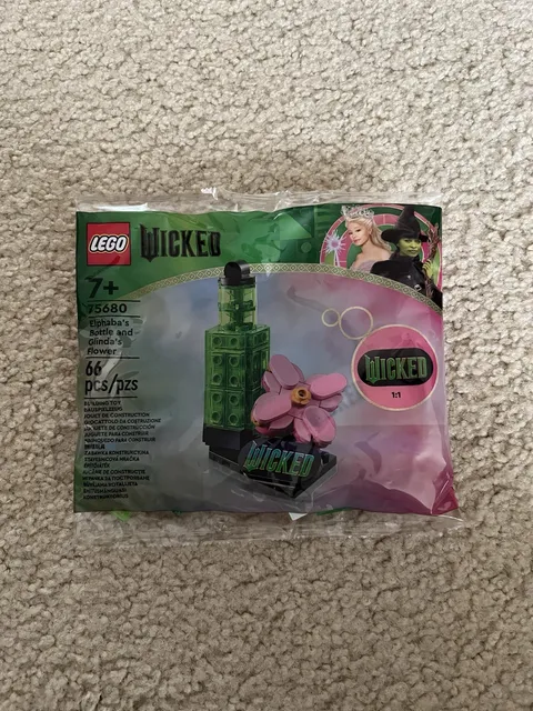 SEALED LEGO SET 75680 WICKED Elphaba’s Bottle & Glinda’s Flower
