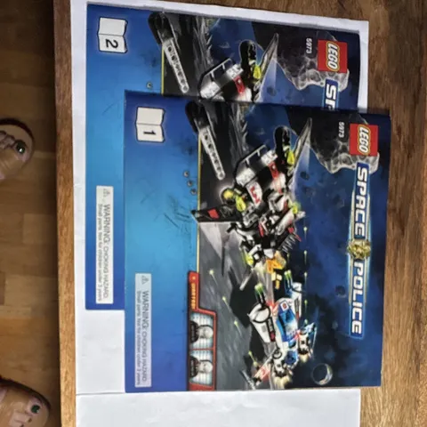 LEGO Space Police 5973 Hyperspeed Pursuit COMPLETE minus some stickers 