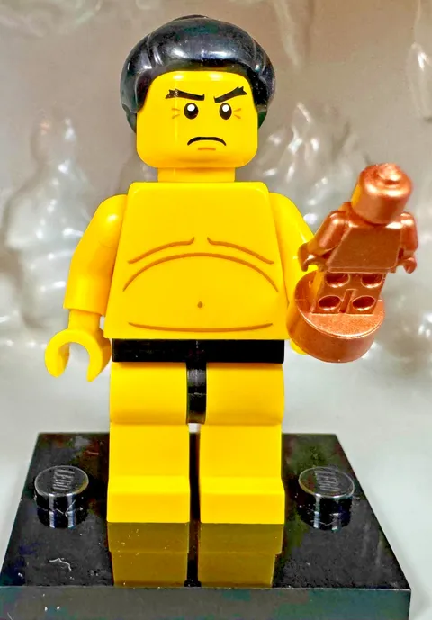 LEGO 8803 CMF Series 3 Sumo Wrestler Minifigure col03-7 Complete New Wrestling