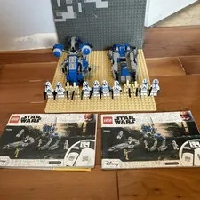 LEGO Star Wars: 501st Legion Clone Troopers (75280) x2 Alternative Builds w Figs