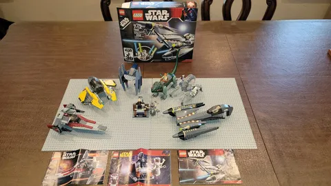 LEGO 7656 General Greivous Starfighter plus 4 other Episode 3 models