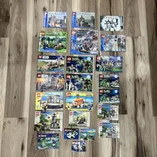 LEGO INSTRUCTIONS LOT 23 BOOKS STAR WARS MONSTER FIGHTERS KINGDOMS BIONICLE 