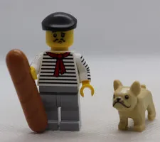 Connoisseur Series 17 French Guy Bulldog Bagguete LEGO® Minifigure Mini Figure
