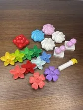 Lego Duplo toppings, Flowers, Candle- Lot Of 18 pieces