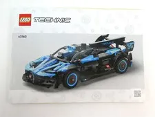 Lego TECHNIC: BUGATTI BOLIDE AGILE BLUE Instruction Manual for Set 42162