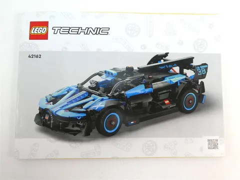 Lego TECHNIC: BUGATTI BOLIDE AGILE BLUE Instruction Manual for Set 42162