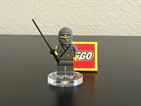 LEGO 1998 Ninja - Gray (cas049) w/sword Rare/Retired Excellent Condition!!!