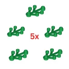 Lego Plant Leaves 5x Plants 3x4 Green Leaf 80121 76300 10255 10251 #D-022