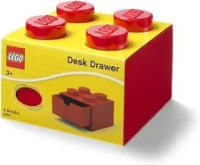LEGO Storage Products: 40201730 4-Stud Desk Drawer Red NEW