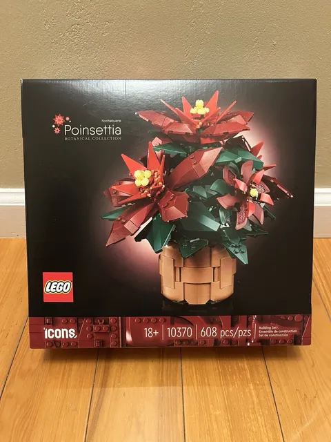 LEGO Icons Botanicals: Poinsettia (10370) NEW SEALED!