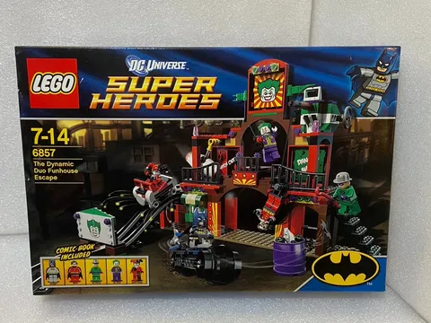 LEGO DC 6857 Dynamic Duo Funhouse Escape 380pcs 5 Minifigures Sealed！