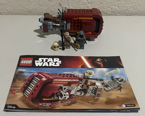 LEGO Star Wars: Rey's Speeder (75099) 100% Complete Adult Owned