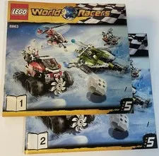 LEGO® World Racers Blizzard's Peak 2010 Instruction Manuals Set 8863