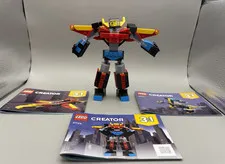 Lego Super Robot Creator 3 in 1 building set Lego pieces 3 manuals preowned