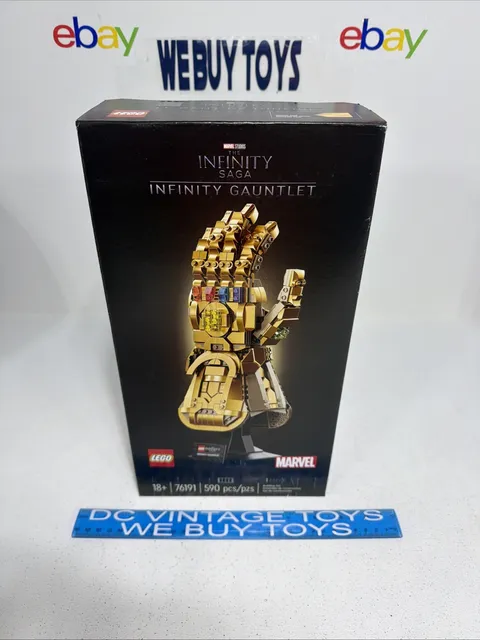 LEGO Marvel Infinity Gauntlet Set 76191 Collectible Thanos Glove with Infinity S