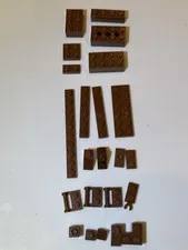 LEGO Brown Blocks Planks Blocks Random Misc Lot