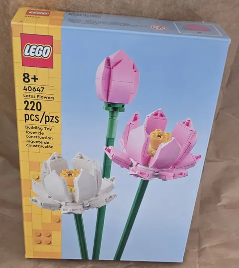 Lego Lotus Flower Building Set 40647 Creator Botanical Collection Sealed In Box