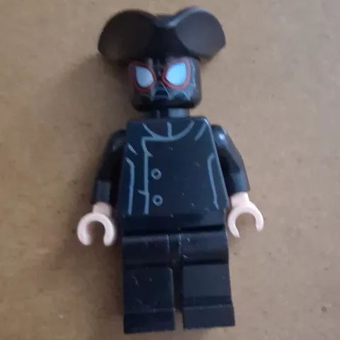LEGO Marvel Spider-Man Black Suit Minifigure w/ Black Hat Custom