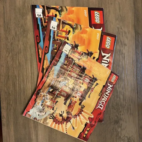 LEGO  instructions 2507 books 123 in great Condition for year