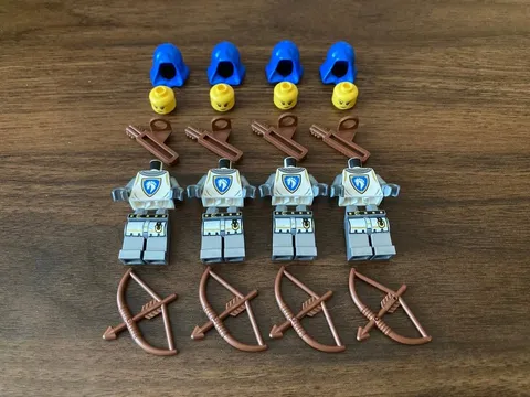 LEGO Minifgure 31168 Horse Knight Archer x4 lot Castle