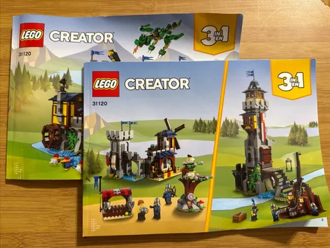 LEGO CREATOR: Medieval Castle (31120) 2 Instruction Manuals ONLY
