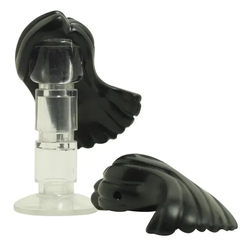 Minifigure, Hair Female Long, Parted on Left, Swept over Left Side