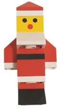 Vintage LEGO Buildable Santa Claus Figure Christmas Collectible