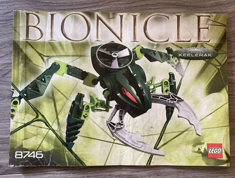 LEGO Bionicle 8746 Instructions Only No Bricks. Item As Is