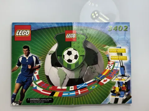 LEGO® Sports Soccer 3402 Grandstand with Lights Instruction Manual Only!