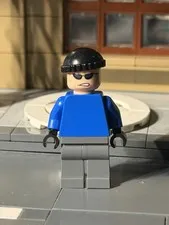 Custom UV Mr. Freeze Henchman LEGO Batman 1 2006 Game Minifigure Bat012