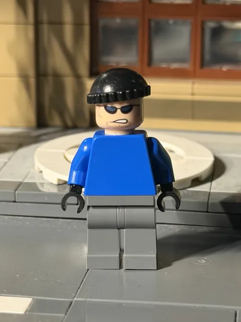 Custom UV Mr. Freeze Henchman LEGO Batman 1 2006 Game Minifigure Bat012